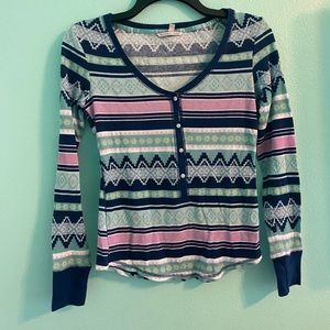 Victoria’s Secret Pajama Long Sleeve Top
